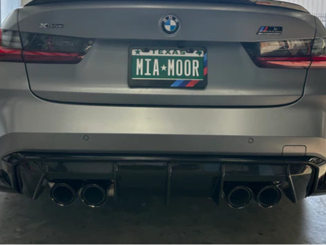 G80 M3/ G82,3 M4 Dry Carbon Fiber OEM Style Rear Diffuser