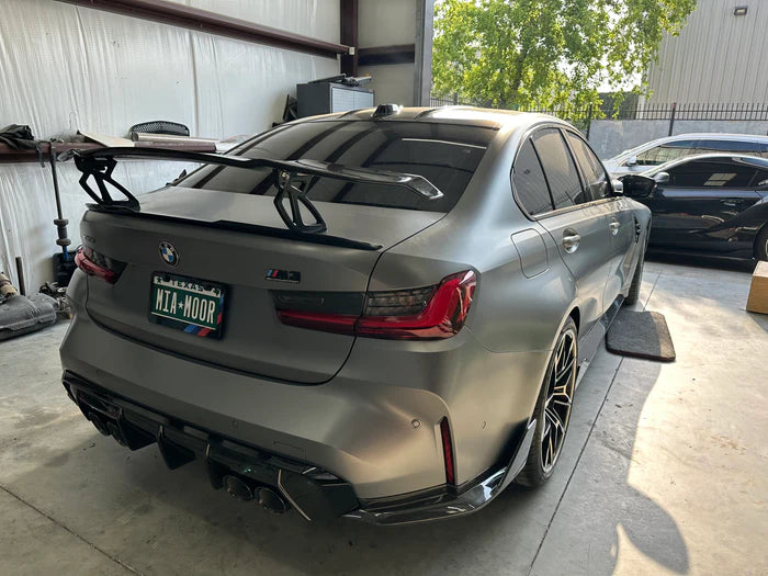 G80 M3/G82 M4 V Style Dry Carbon Fiber Rear Wing