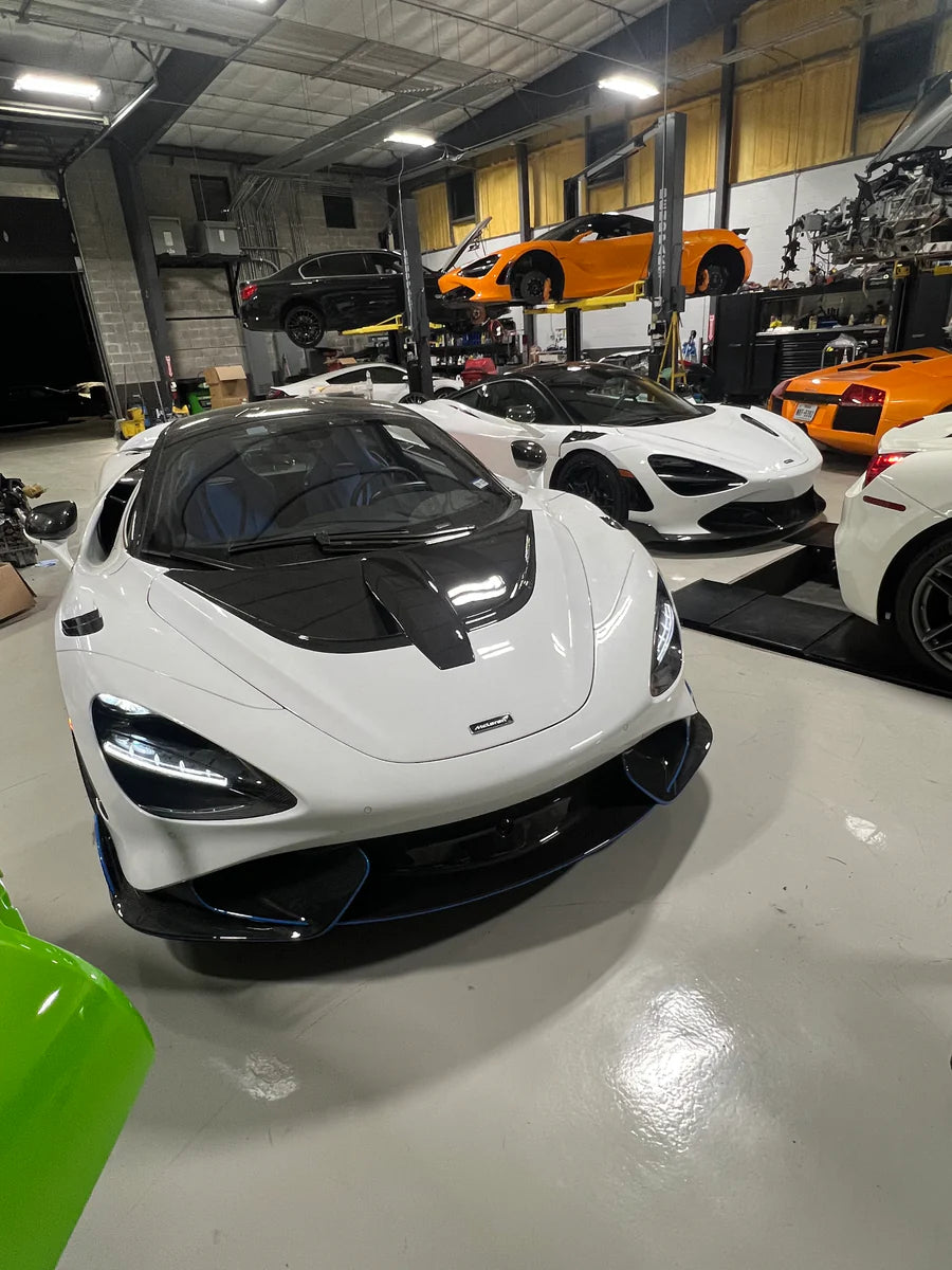 McLaren 720S/750S/765LT Dry Carbon Fiber Novi Style Hood