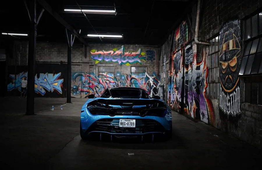 McLaren 720S/750S V Style Dry Carbon Fiber Rear Diffuser