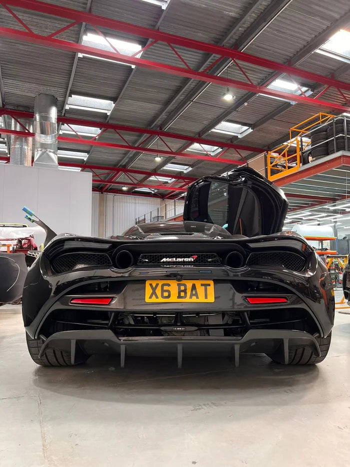 McLaren 720S/750S R Style Dry Carbon Rear Diffuser