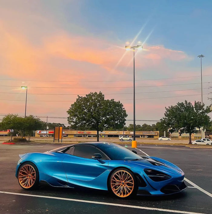 McLaren 720S/750S V Style Dry Carbon Fiber Side Skirts