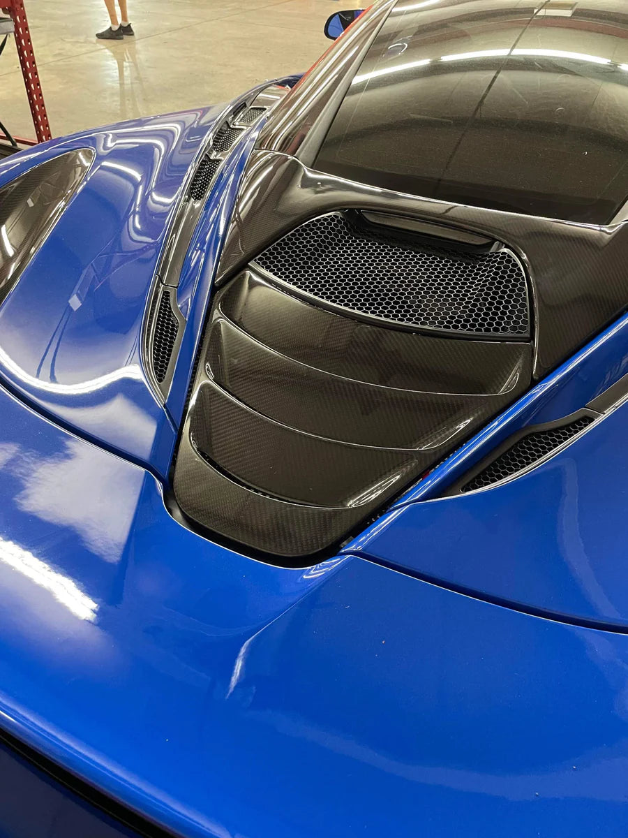 McLaren 720S Dry Carbon Fiber Top Engine Cover