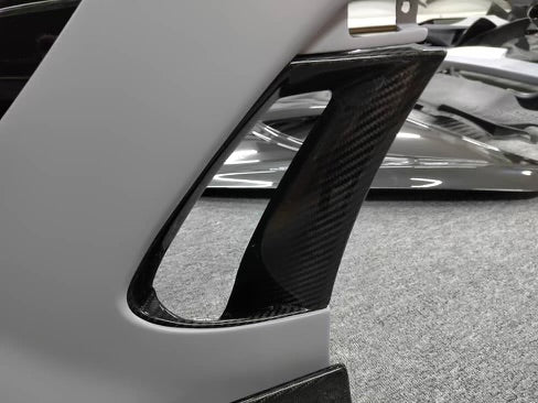 McLaren 720S to 765LT Dry Carbon Fiber Front Bumper Conversion